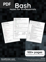 Bash Notes For Professionals