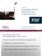 Managing Buffets, Banquets, and Catered Events: Principles of Food and Beverage Management