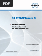 Bruker Toolbox, S1 TITAN and Tracer 5i