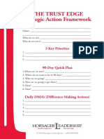 The Trust Edge Strategic Action Framework: 3 Key Priorities