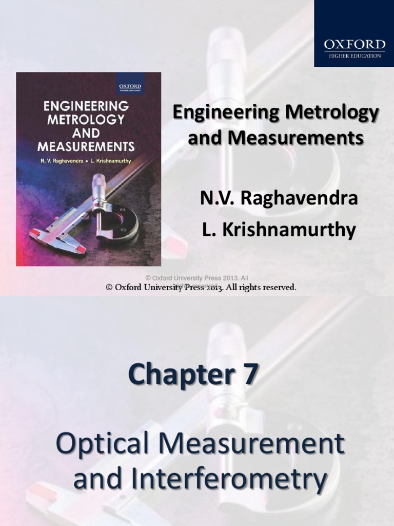 Interferometry in Optical Measurement | PDF | Interferometry | Optics