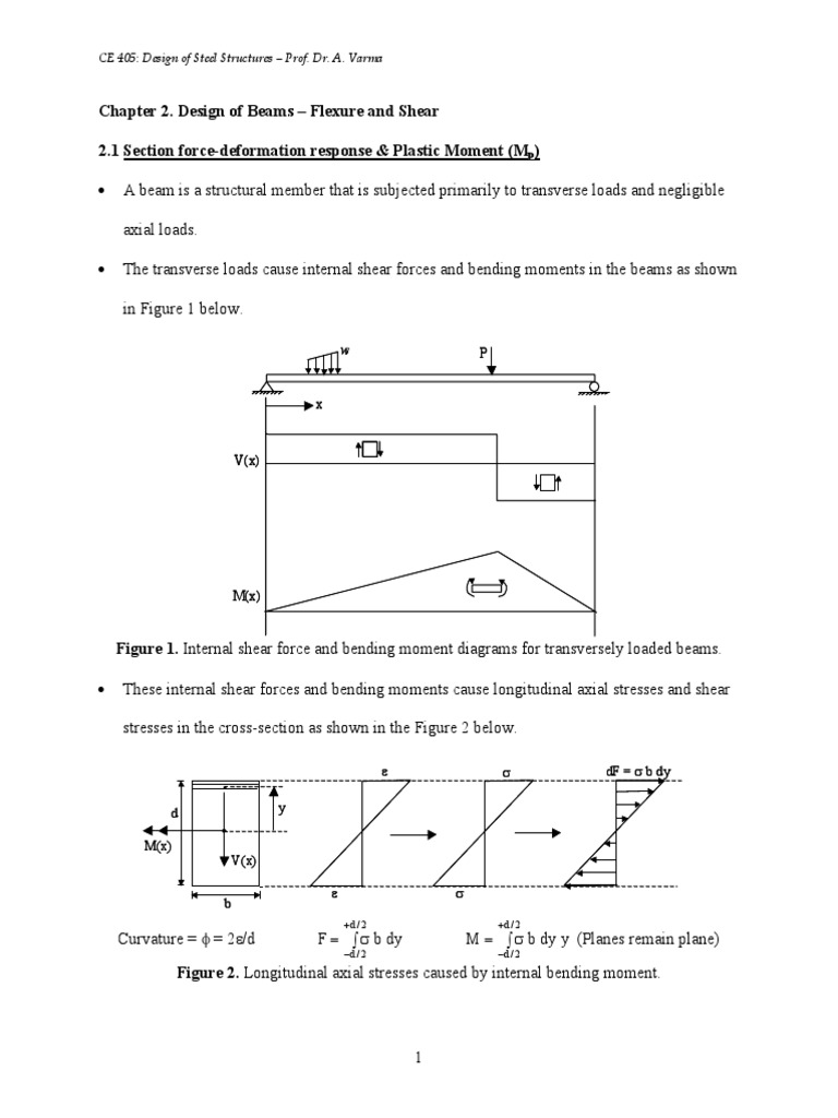 Design of Steel Structures - Beams - Flexure and Shear PDF | PDF ...