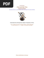 Download True Local Solar Time by Ang Espesyal De Una SN37899530 doc pdf