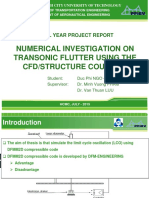 Numerical Investigation On Transonic Flutter Using-CFD-Structure Coupling