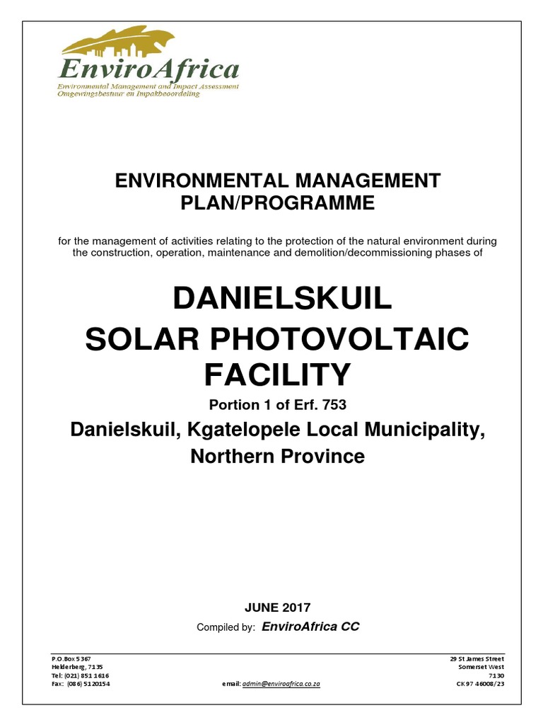 Solar Site Assessment Report | Photovoltaics | Renewable Energy | Free ...