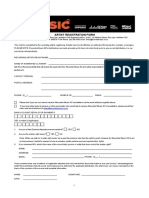 Artist Registration Form 2015