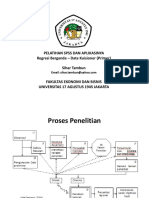 1. Modul SPSS Regresi Berganda - Data Primer