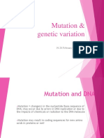 Mutation and Dna - 1
