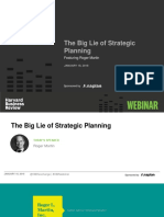 The Big Lie of Strategic Planning