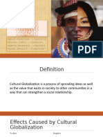 Cultural Globalization Fix
