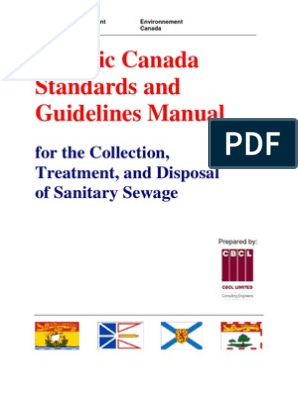 Atlantic Canada Standards And Guidelines Manual Sanitary