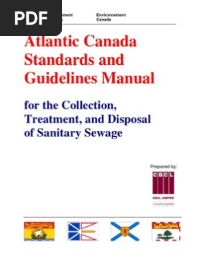 Atlantic Canada Standards And Guidelines Manual Sanitary