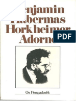 Benjamin, Habermas, Horkheimer e Adorno
