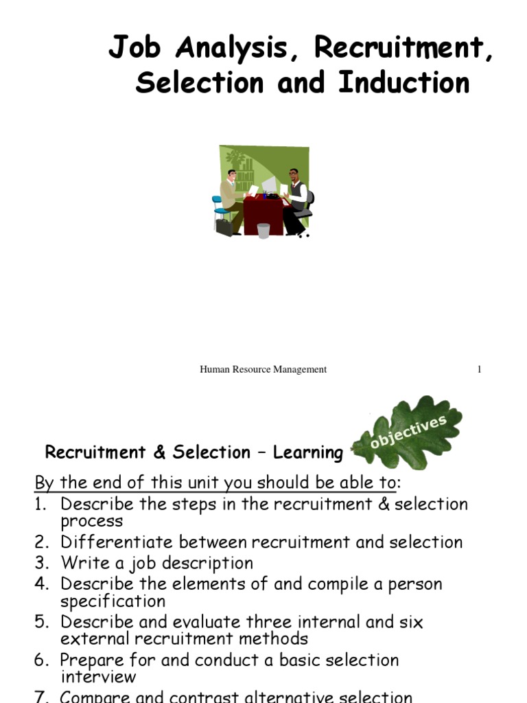 Recruitment and Selection Process Overview | PDF | Recruitment | Human ...