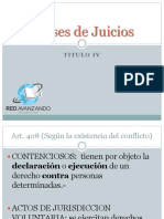 Clases de Juicios