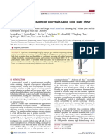 Continuous Manufacturing of Cocrystals Using Solid State Shear