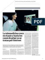 Telemedicina - Noticia Clarin Medicos Por Internet