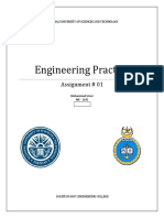 Engineering Practice: Assignment # 01