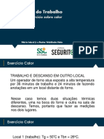 Segurança do Trabalho: Cálculo do IBUTG e metabolismo médio em diferentes ambientes térmicos