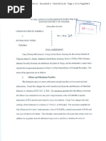 USA V Regis - Plea Agreement