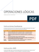 Operaciones Lógicas