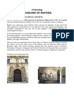 Museums of Matera Massa Lorusso Scaramuzzo Pignatelli