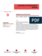 DDD DDD D: Usuario de Microsoft Office