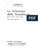 Mario Gabrieli - Le Letterature Della Scandinavia PDF