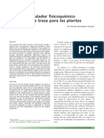 El Suelo, Regulador Fisicoquímico de Elementos Traza para Las Plantas