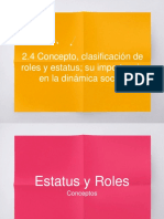 Roles y Estatus