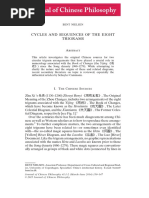 Cycles and Sequences of the Eight Trigrams