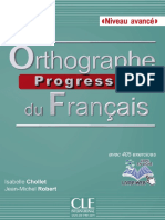 Orthographe Progressive Du Français - Avancé PDF