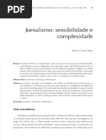Jornalismo Sensibilidade e Complexidade