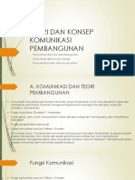 Teori Dan Konsep Komunikasi Pembangunan