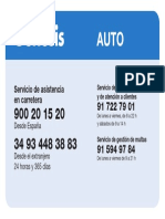 Tarjeta Numeros de Telefono