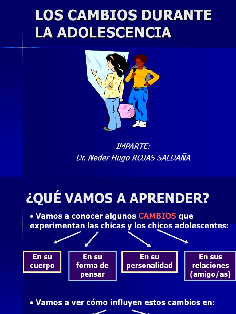 Cambios en la Adolescencia | PDF | Adultos | Adolescencia