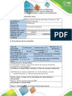 Guía de actividades n Fase 4 -Tercer avance proyecto ABP implementacion de planes