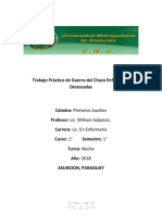 Trabajo Práctico de Guerra Del Chaco Enfermeras Destacadas PDF