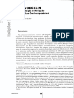 EricVoegelin - Antropologia e Religiao Na Política Contemporânea