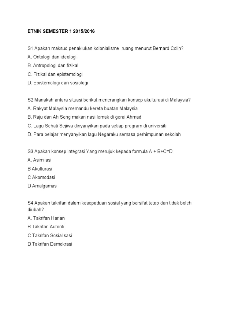 Rangkuman Materi Sosiologi Sbmptn Pdf