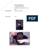 Trabajo de Investigacion de Crecimiento de Cabello Con Coca Cola
