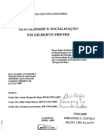 Nogueira, N.C. - Sexualidade e Socialização Em Gilberto Freyre [Dissertação Em História, UNICAMP]