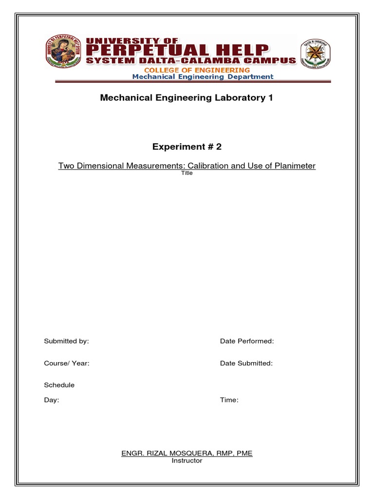 Calibration and Use of Planimeter | PDF | Area | Scientific Observation