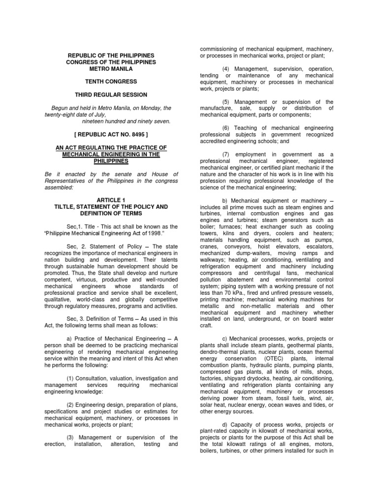 Me Code | PDF | Licensure | Engineer