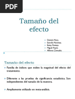 Tamaño Del Efecto