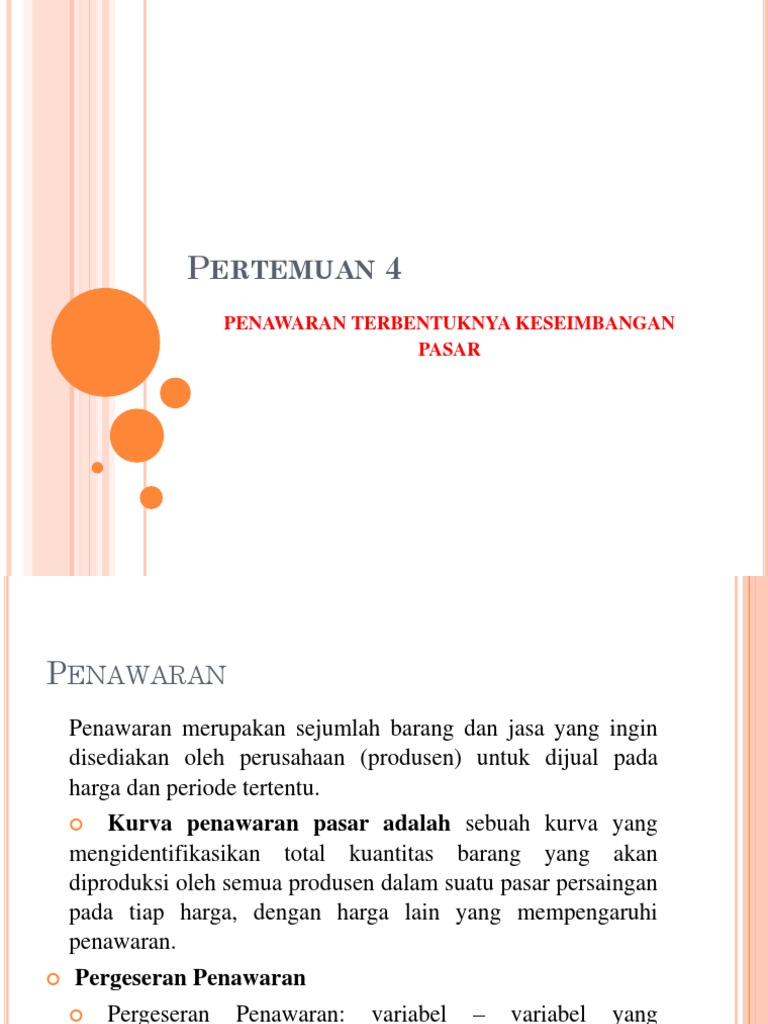 Contoh Soal Ekonomi Manajerial Permintaan Dan Penawaran ...