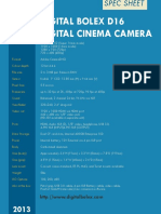 Bolex 16 Specs PDF