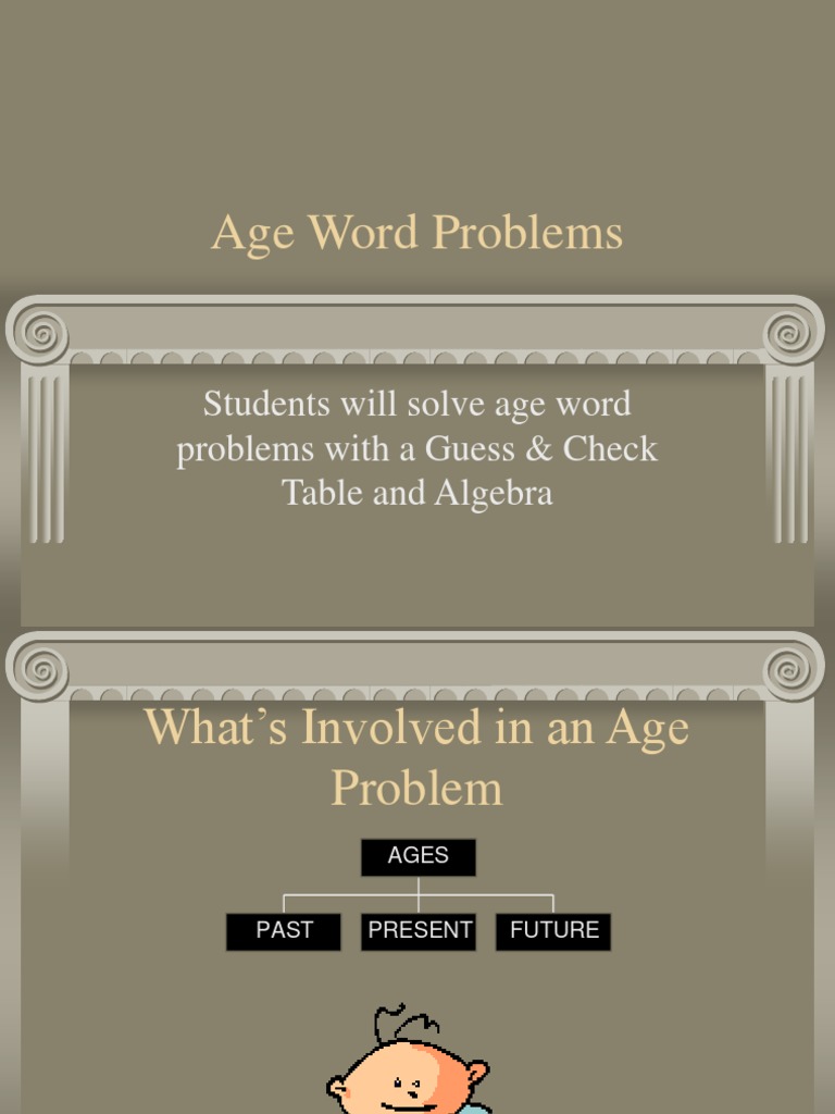 Ageproblems | PDF | Areas Of Computer Science | Algebra