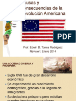 Causas y Consecuencias Dela Revolucin Americana Version Revisada