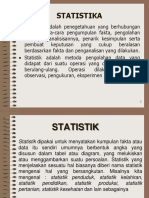 Pendahuluan Statistik